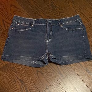 Y2K Designer Jean Shorts